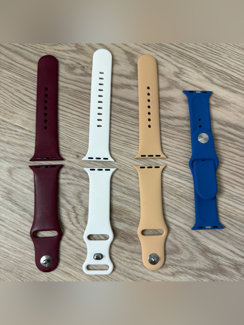 Silicone Apple Watch Bands - Bundle of 7